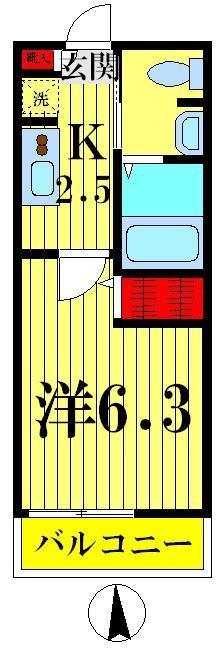 3階の間取り図