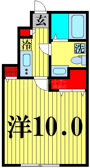 1階の間取り図