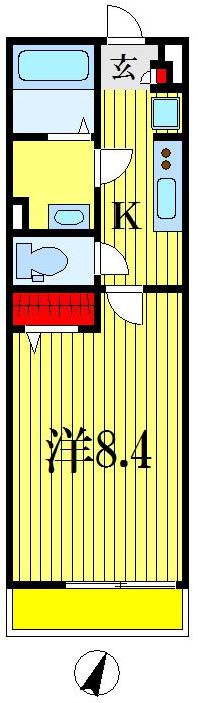 1階の間取り図