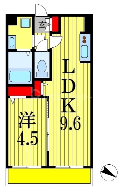 6階の間取り図
