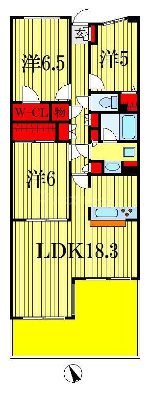 7階の間取り図