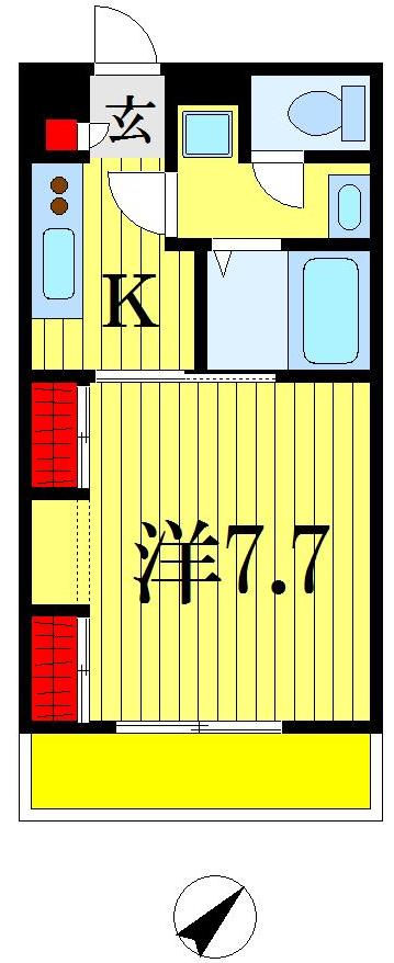 1階の間取り図