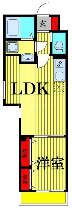 1階の間取り図