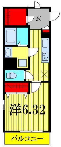 2階の間取り図
