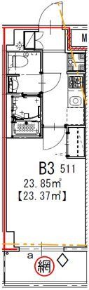 1階の間取り図