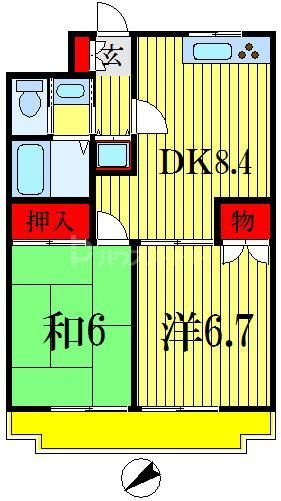 1階の間取り図