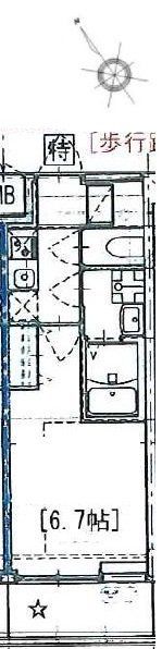 1階の間取り図
