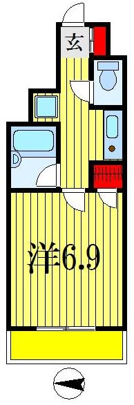 4階の間取り図
