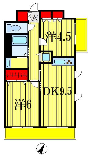 6階の間取り図