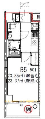 5階の間取り図