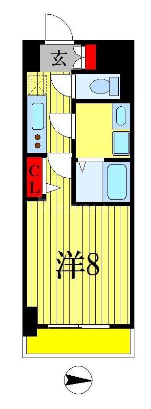 2階の間取り図