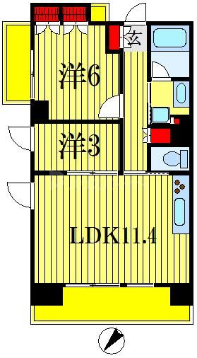 5階の間取り図