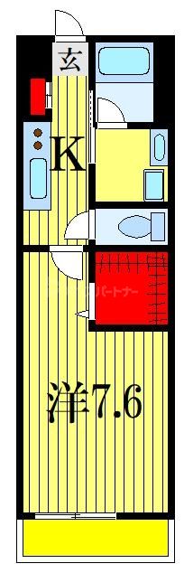 2階の間取り図