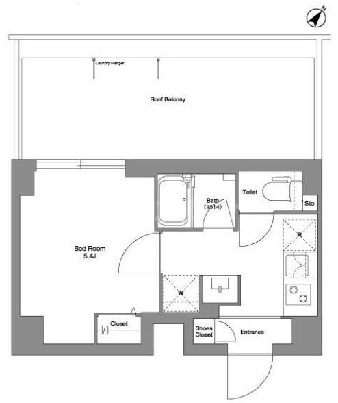 6階の間取り図