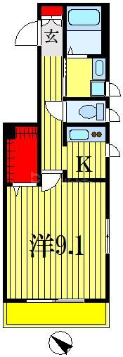 2階の間取り図