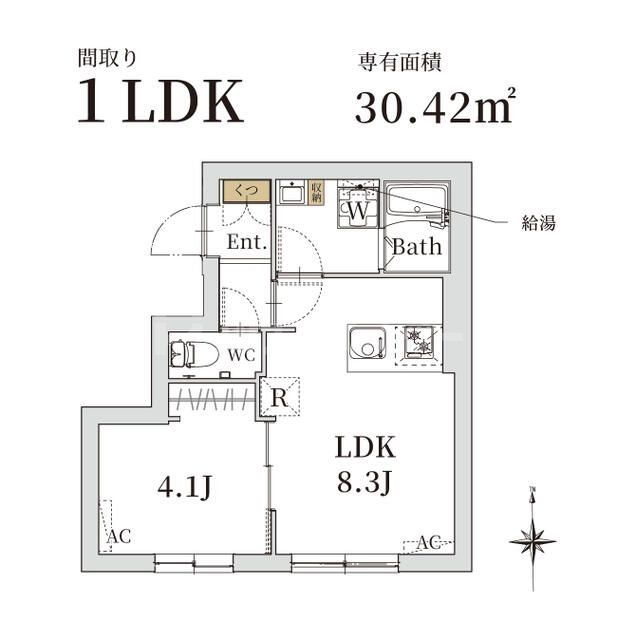 2階の間取り図