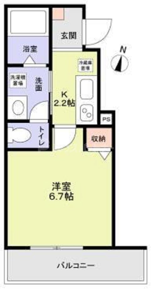 2階の間取り図
