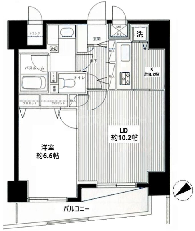 2階の間取り図