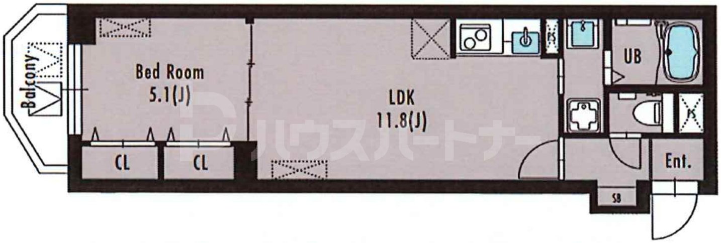 2階の間取り図
