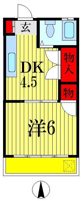 2階の間取り図