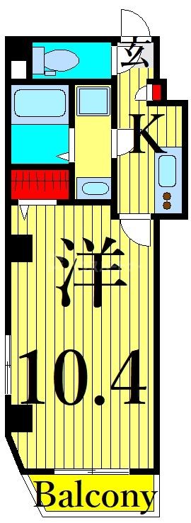 4階の間取り図