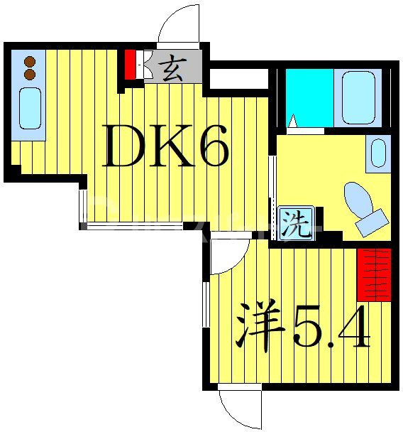 4階の間取り図