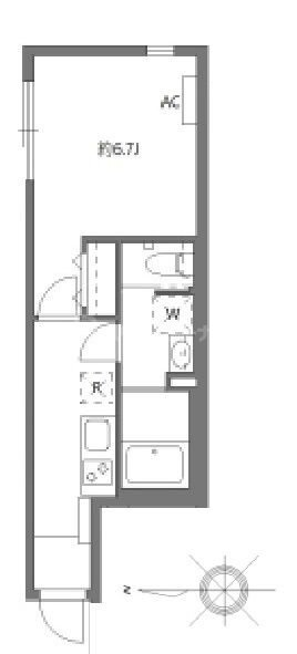 1階の間取り図