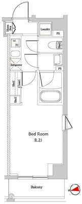 6階の間取り図