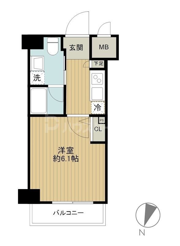 4階の間取り図