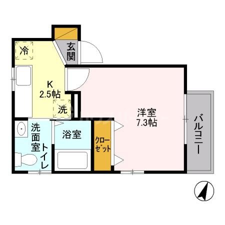 2階の間取り図