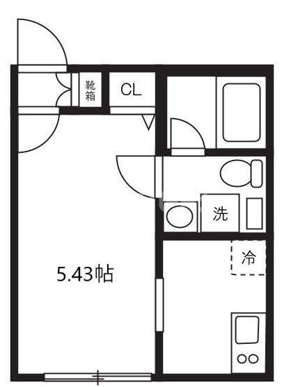 2階の間取り図