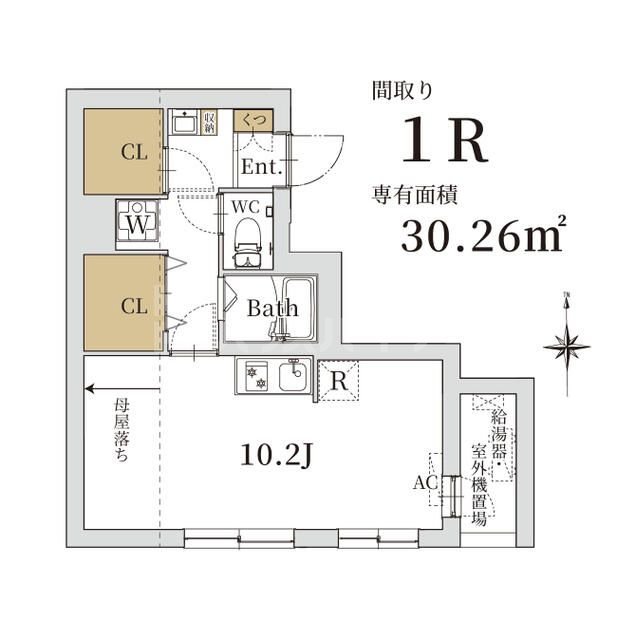 4階の間取り図