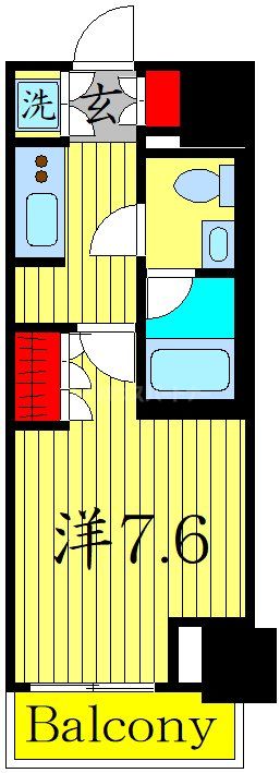 4階の間取り図