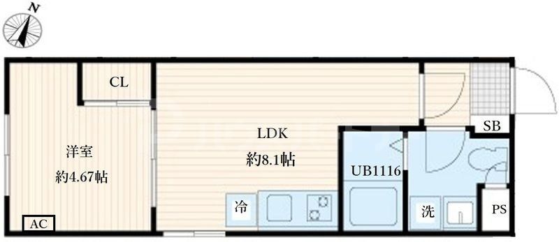 1階の間取り図