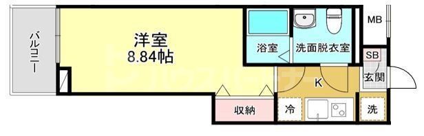 4階の間取り図