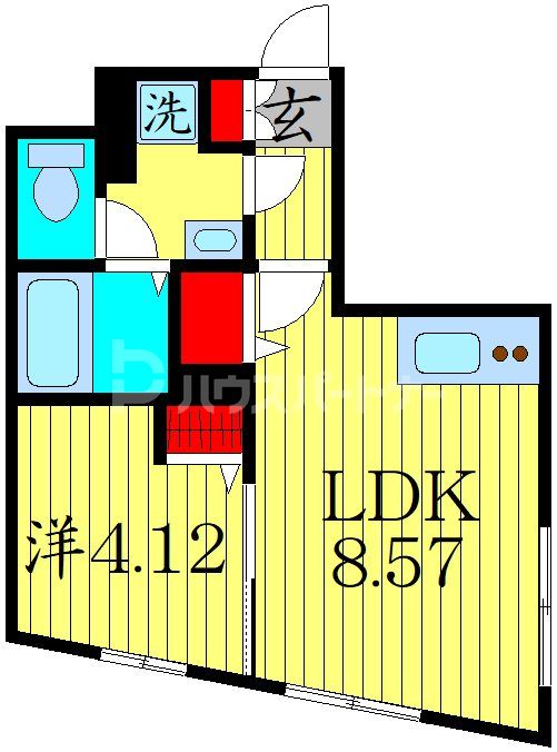 2階の間取り図