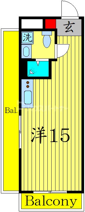 4階の間取り図