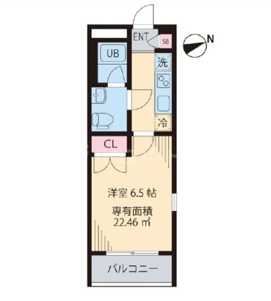 4階の間取り図