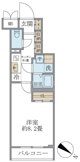 -1階の間取り図