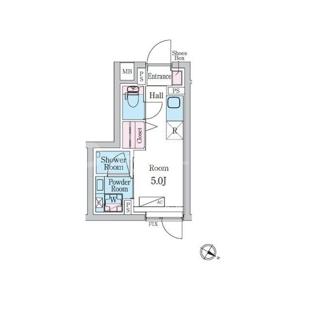 1階の間取り図