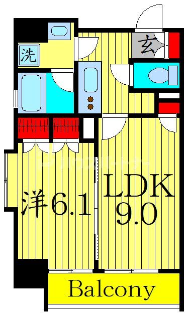 3階の間取り図