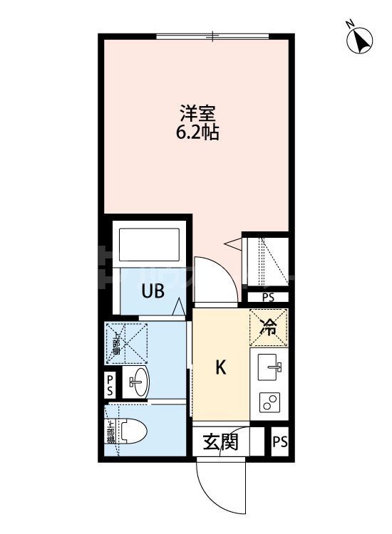 2階の間取り図