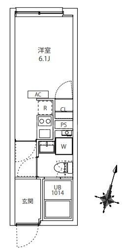1階の間取り図