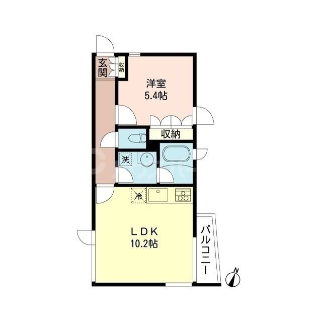 4階の間取り図