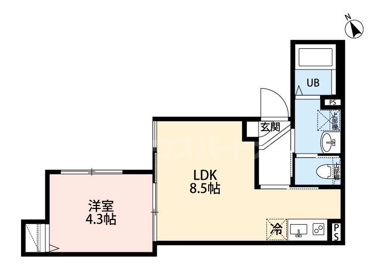 2階の間取り図