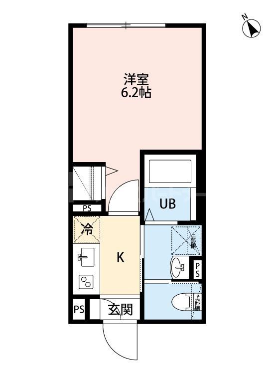 2階の間取り図