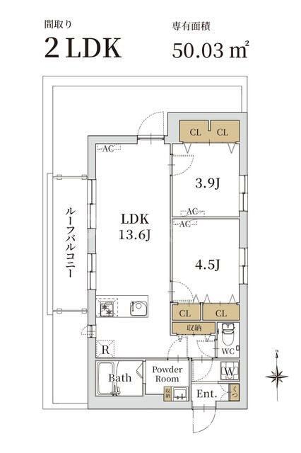 5階の間取り図