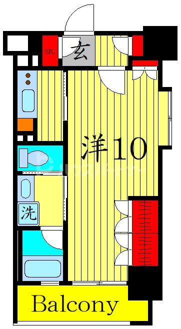 2階の間取り図