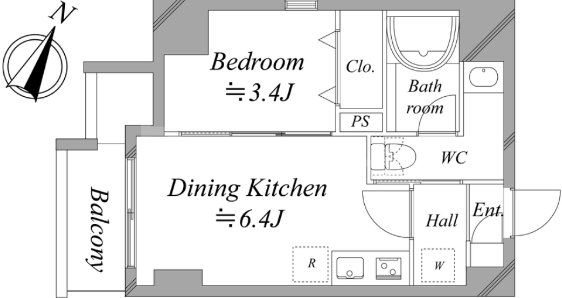 5階の間取り図