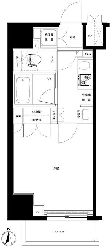 13階の間取り図